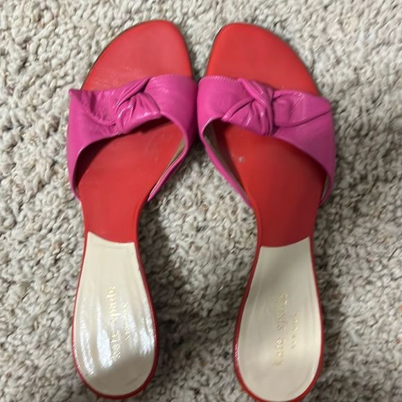 kate spade Shoes - Kate Spade kitten heel sandals size 8